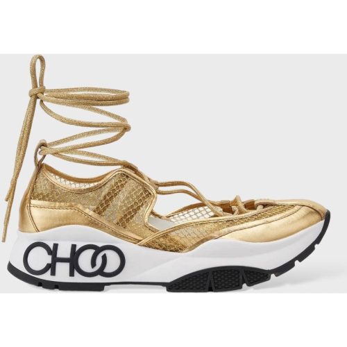 Jimmy Choo Mesh leren sneakers