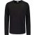 No Excess T-shirt long sleeve crewneck slub black