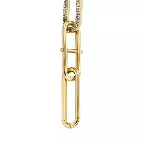 Fossil Kettingen – Heritage D-Link Glitz Stainless Steel Y-Neck Neckl in gold