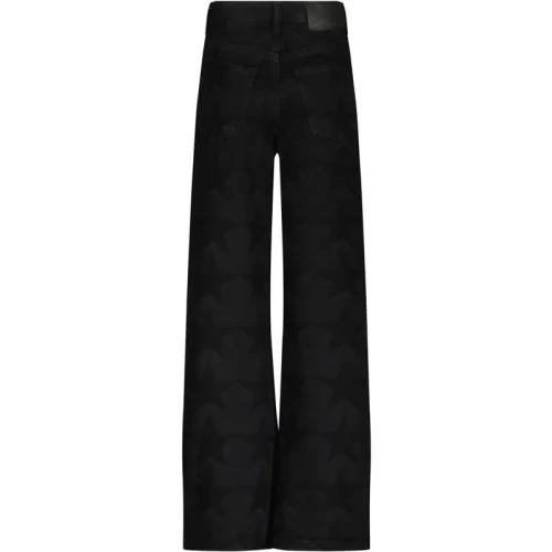 Vingino Meiden jeans cato star wide leg fit washed black