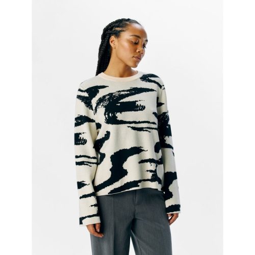 Object Objreynard square sleeve o-neck aop