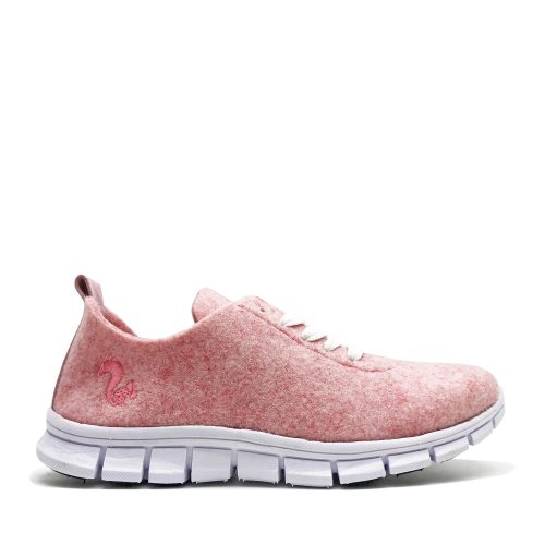 thies Low-Top Sneakers – thies ® PET Sneaker rose  vegan aus recycelten Fl in poeder roze