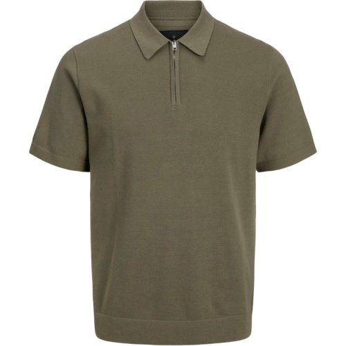 Jack & Jones jprblamilano spring knit polo ss sn 12271401 tea leaf