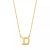 Isabel Bernard Kettingen – Le Marais Chloé 14 Karat Initial Necklace Letter D in gold