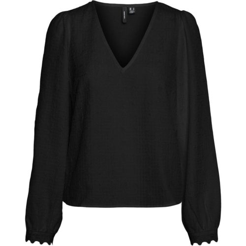 Vero Moda Vmmali ls v-neck top wvn –