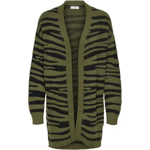 Jacqueline de Yong Lorraine animal l/s long cardigan