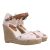 Tommy Hilfiger Espadrilles – Basic Seersucker High Wedge in poeder roze