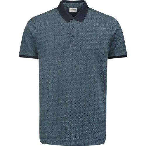 No Excess Polo korte mouw 2 kleuren jacquard night