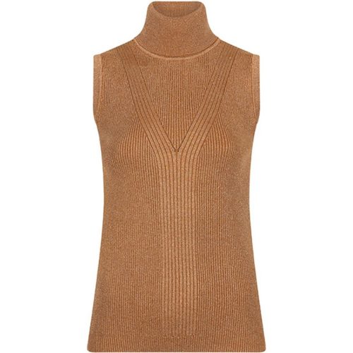 Esqualo Top f24-31500 caramel