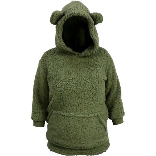 Unique Living hoodie kids pippa winter green -50x70cm