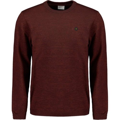 No Excess Pullover crewneck 2 coloured melang rusty