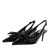 Valentino Garavani Hoge hakken – Sling Back Rockstud Bow in zwart