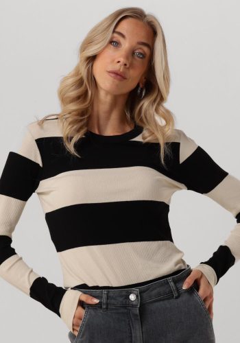 Penn & Ink Longsleeve Dames Longsleeve Big Stripe