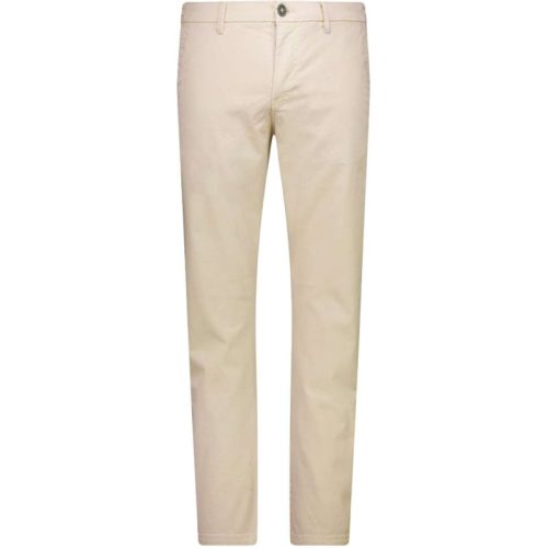 No Excess Broek met stretch garment dyed cream