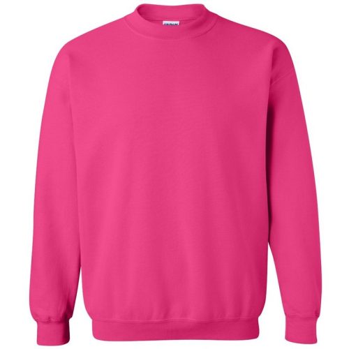 Gildan Unisex adult sweatshirt met zware mouwenhals