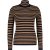 Red Button Top srb4068 roll neck camel/navy