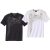 Atlas For Men Heren t-shirt met opdruk (set van 2)