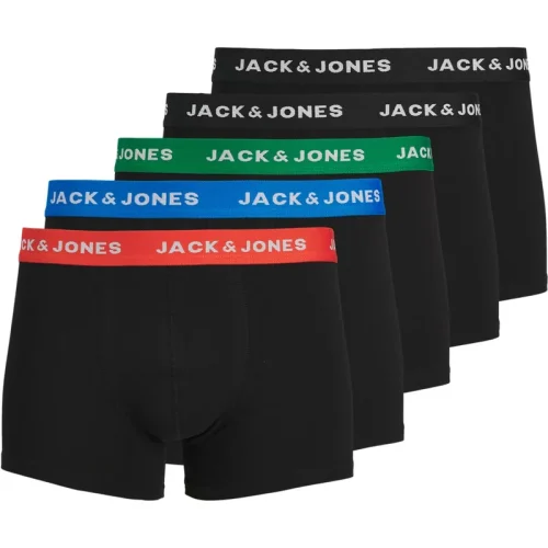 Jack & Jones Kinder boxershorts jongens jachuey 5-pack zwart