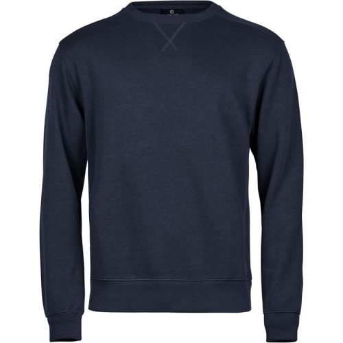 Tee Jays Heren geribd interlock crew hals sweatshirt