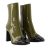 Carel Paris Boots – Donna Boots – Patent Leather – Khaki/Black in groen