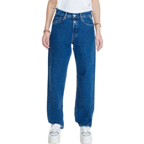 Replay Regular fit mom jeans dames