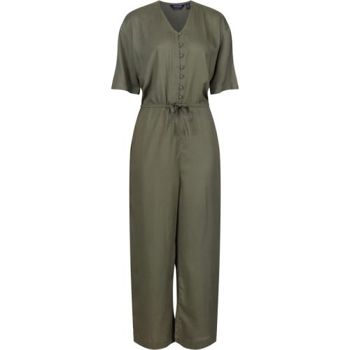 Regatta Dames streap lichtgewicht knoop front jumpsuit met korte mouwen