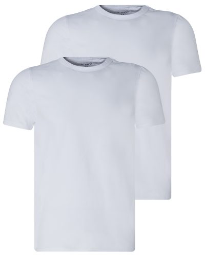 J.C. RAGS Basic Heren T-shirt KM 2-pack