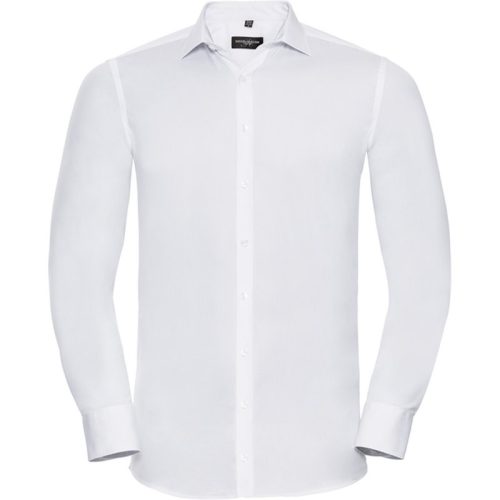 Russell Athletic Heren ultimate stretch shirt met lange mouwen