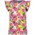 B.Nosy Meisjes t-shirt met ruches aop flowers dazzling