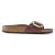 Dames muiltjes Birkenstock Madrid Big Buckle Natural Leather Patent