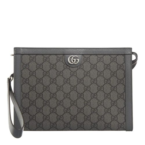 Gucci Clutches – Pouch Ophidia in donkergrijs