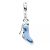 Pandora Charms – Disney Cinderella shoe sterling silver dangle with in blue