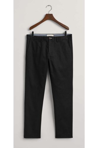 GANT Slim Fit Chino donkerblauw, Effen