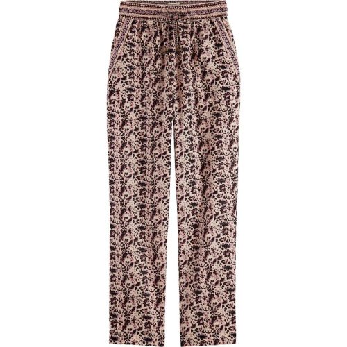 Scotch & Soda Block print beach pant block floral