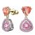 Swarovski Oorbellen – Millenia drop Trilliant cut Mixed metal finish in multi