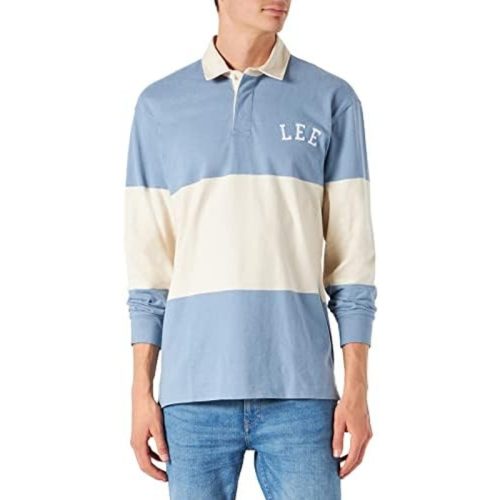 Lee Ls rugby tee dreamy blue