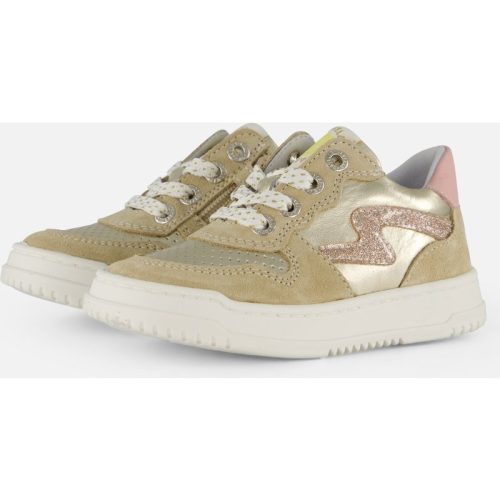 Develab Develab Low Cut Sneakers goud Leer