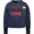 Like Flo Meisjes sweater melee artwork danee blauw melee