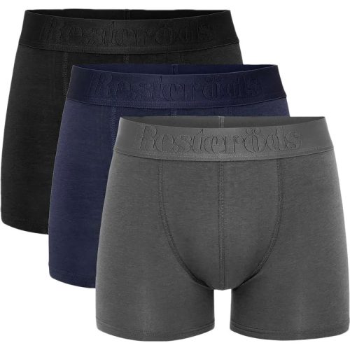 Resteröds Bambu 3-pack blue & black & grey