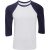 Bella + Canvas Canvas heren 3/4 mouwen baseball t-shirt