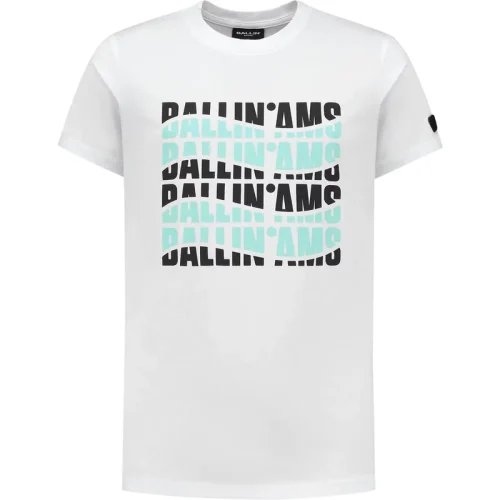 Ballin Amsterdam Jongens t-shirt wave logo