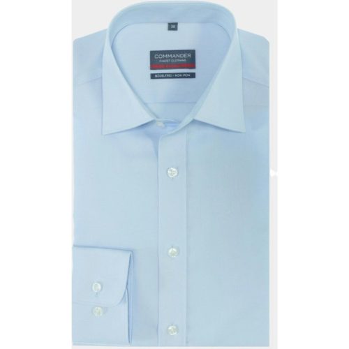 Commander Business hemd lange mouw overhemd licht slim fit 213009307/600