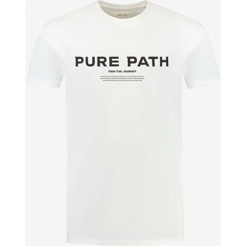 Purewhite T-shirt with front print