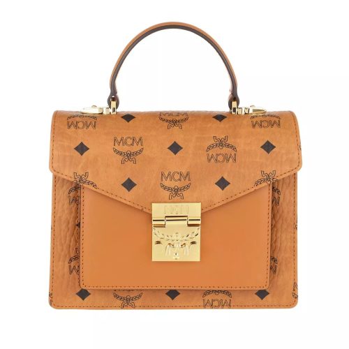 MCM Satchels – Tracy Vi Satchel Small in cognac