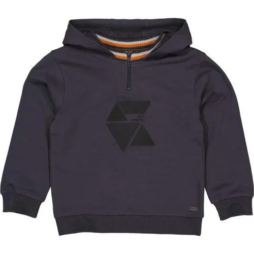 Quapi Jongens hoodie andrei grey metal