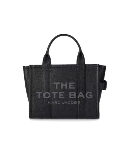 Marc Jacobs Totes & shoppers – The Leather Small Tote Black Handbag in zwart