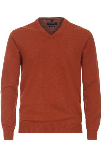 Casa Moda Regular Fit Spencer bruinrood, Effen