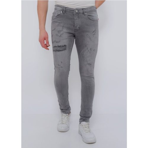 True Rise Broek met gaten slim fit dc