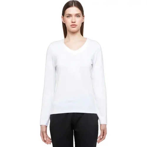 WB Comfy dames shirt lange mouw v-hals