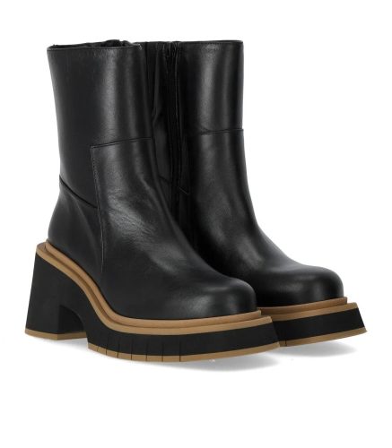 Paloma Barceló Boots – PALOMA BARCELÓ IDA SCHWARZE STIEFELETTE in zwart